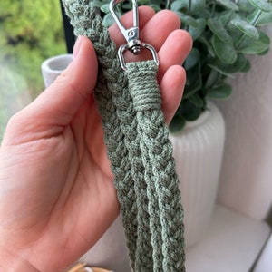 Macrame long lanyard 35 cm