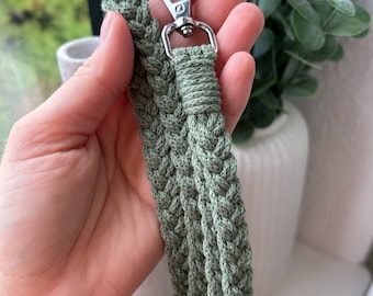 Macrame long lanyard 35 cm