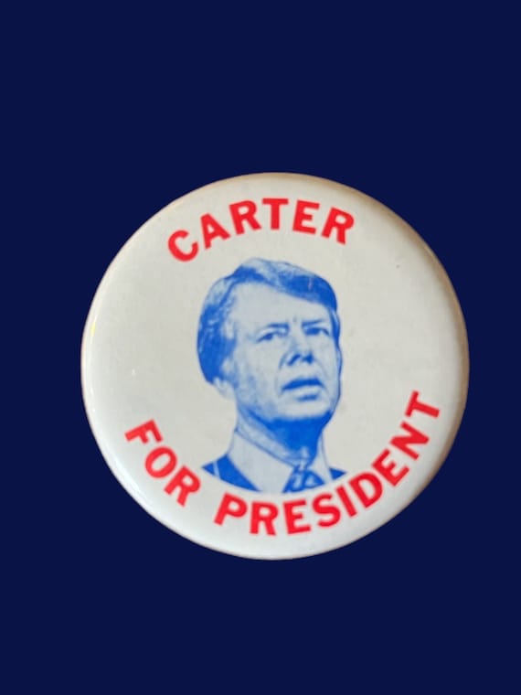 1976 Carter for President Campaign Pin - image 1