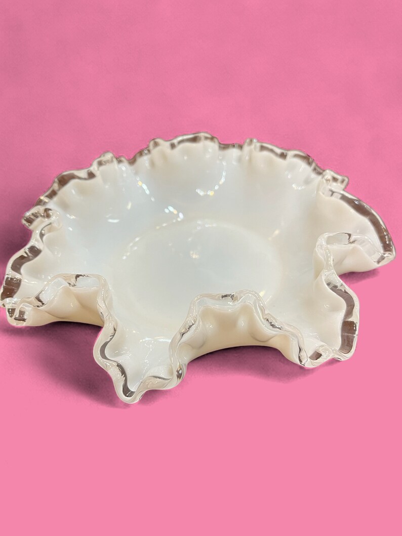 Rare Vintage Fenton Candy Dish Etsy