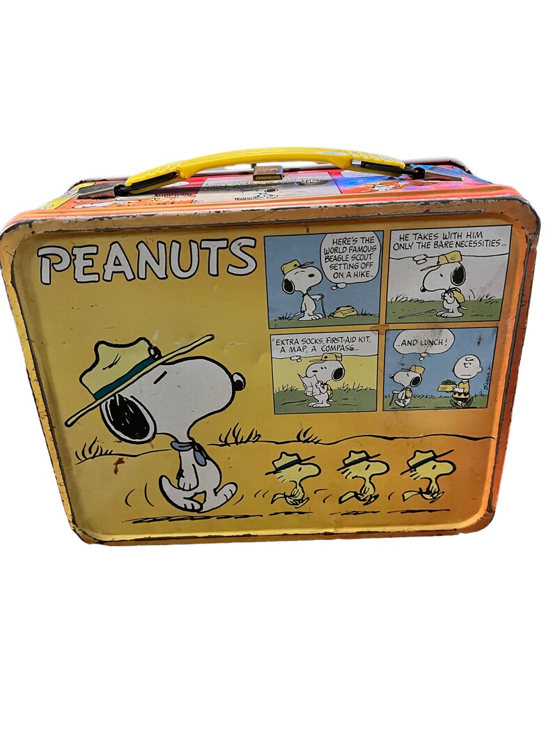 Vintage 1965 Peanuts Lunch Box Etsy