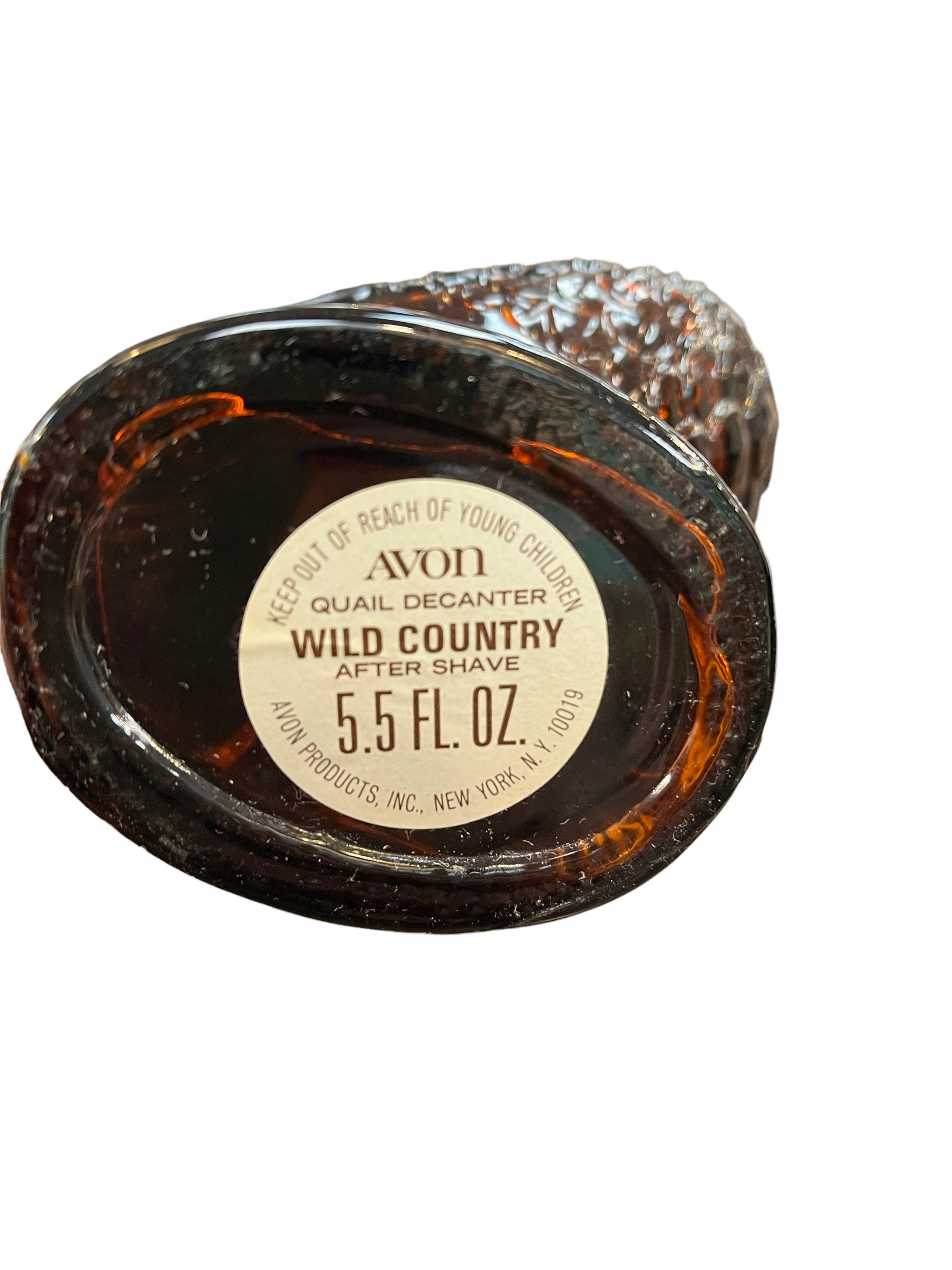 Vintage Early 1970s Avon Glass Quail Decanter Etsy