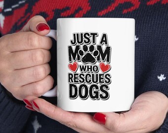 Funny Ceramic Mug for Dog Lovers - Perfect Gift for Dog Moms, Birthday, Mother's Day, Pet Lovers, Cute Coffee Mug