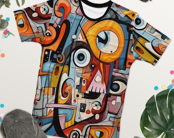 Cubism Jackson Pollock Tee: Abstract Art Unisex T-Shirt