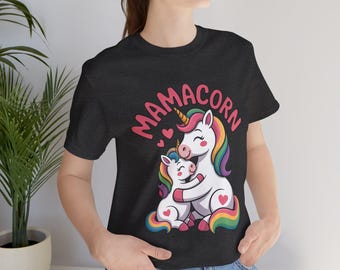 Mamacorn T-Shirt, lustiges Mamacorn Einhorn Shirt, süßes Geschenk für Mama, zauberhaftes Mutter T-Shirt, Mama Geburtstagsgeschenk, lustiges Einhorn T-Shirt, zauberhafte Mama