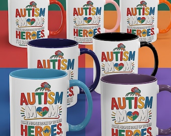 Autism Mom Coffee Mug, Supportive Gift for Mothers, Special Needs Awareness, Perfect for Birthdays, Mother's Day, or Everyday