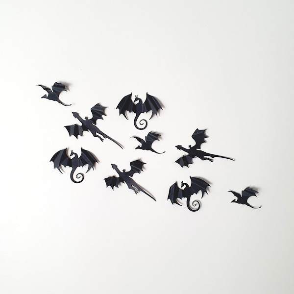 Dragon Wall Sticker Etsy