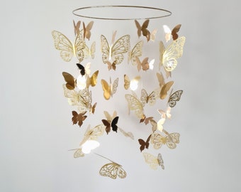 Baby Mobile Girl, Butterfly Mobile Nursery, Crib Mobile Girl, Baby Mobile, Butterfly Baby Mobile, Butterfly Nursery Decor, Butterfly Crib