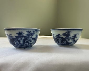 Pair of Teacups from the Nanking Cargo, 18th Century