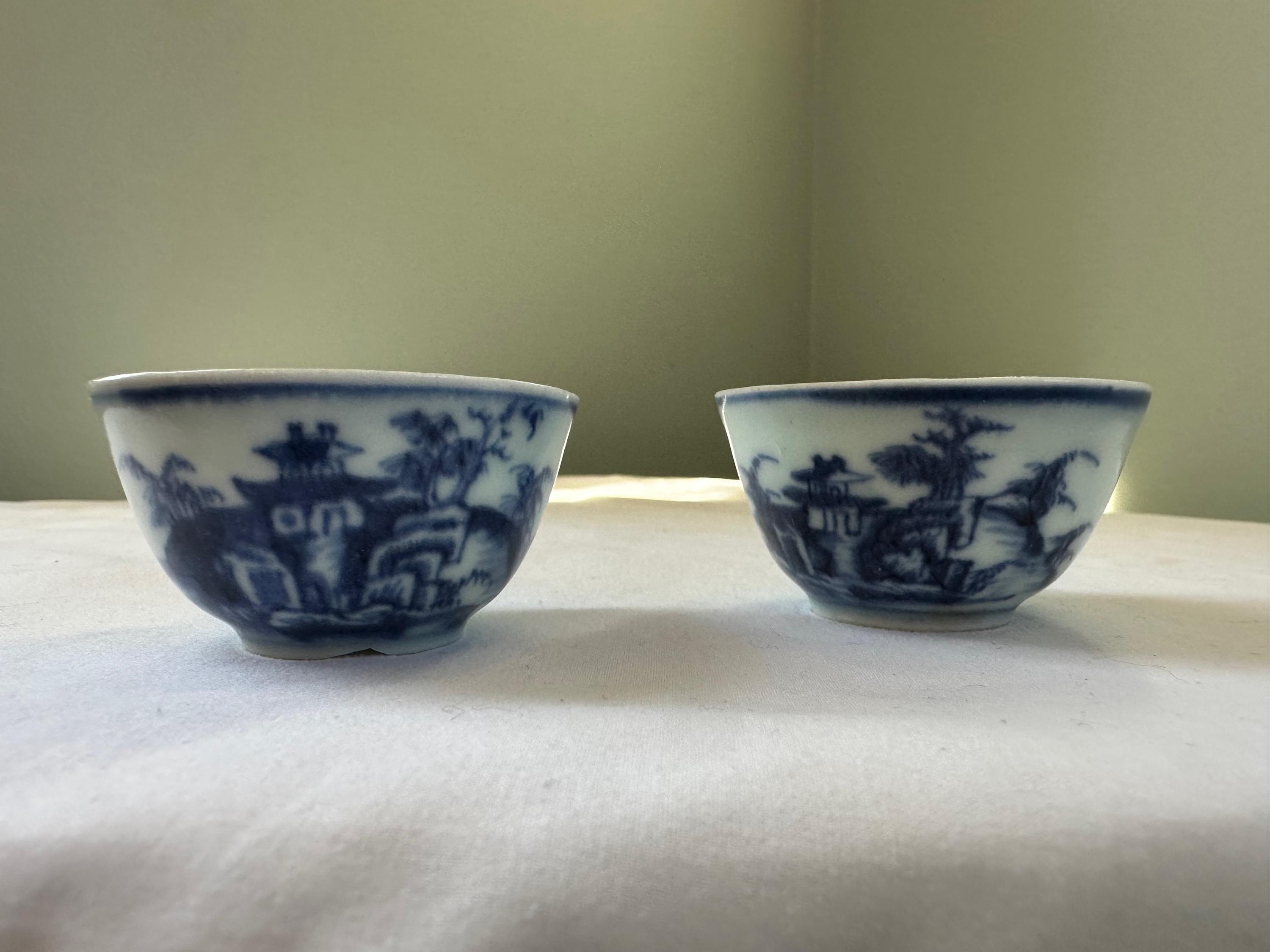 Pair of Teacups from the Nanking Cargo, 18th Century
