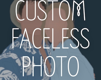 Personalized Custom Faceless Digital Art, Family, Siblings, Relationships, Friendships, Any Size, JPEG or PNG