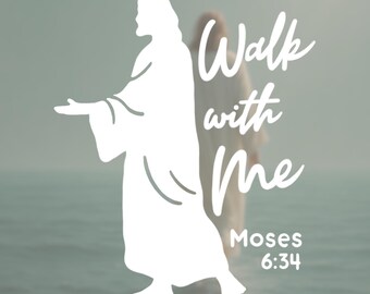 Walk with Me Vinyl Decal - LDS 2026 Youth Theme