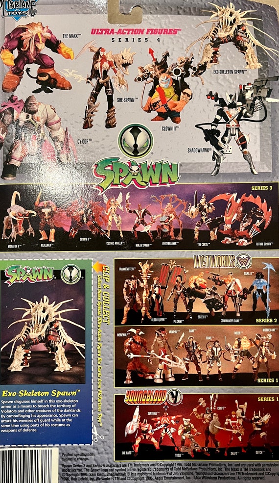 Spawn: Exo-skeleton Spawn | Series 4 | Mcfarlane Toys | 1996