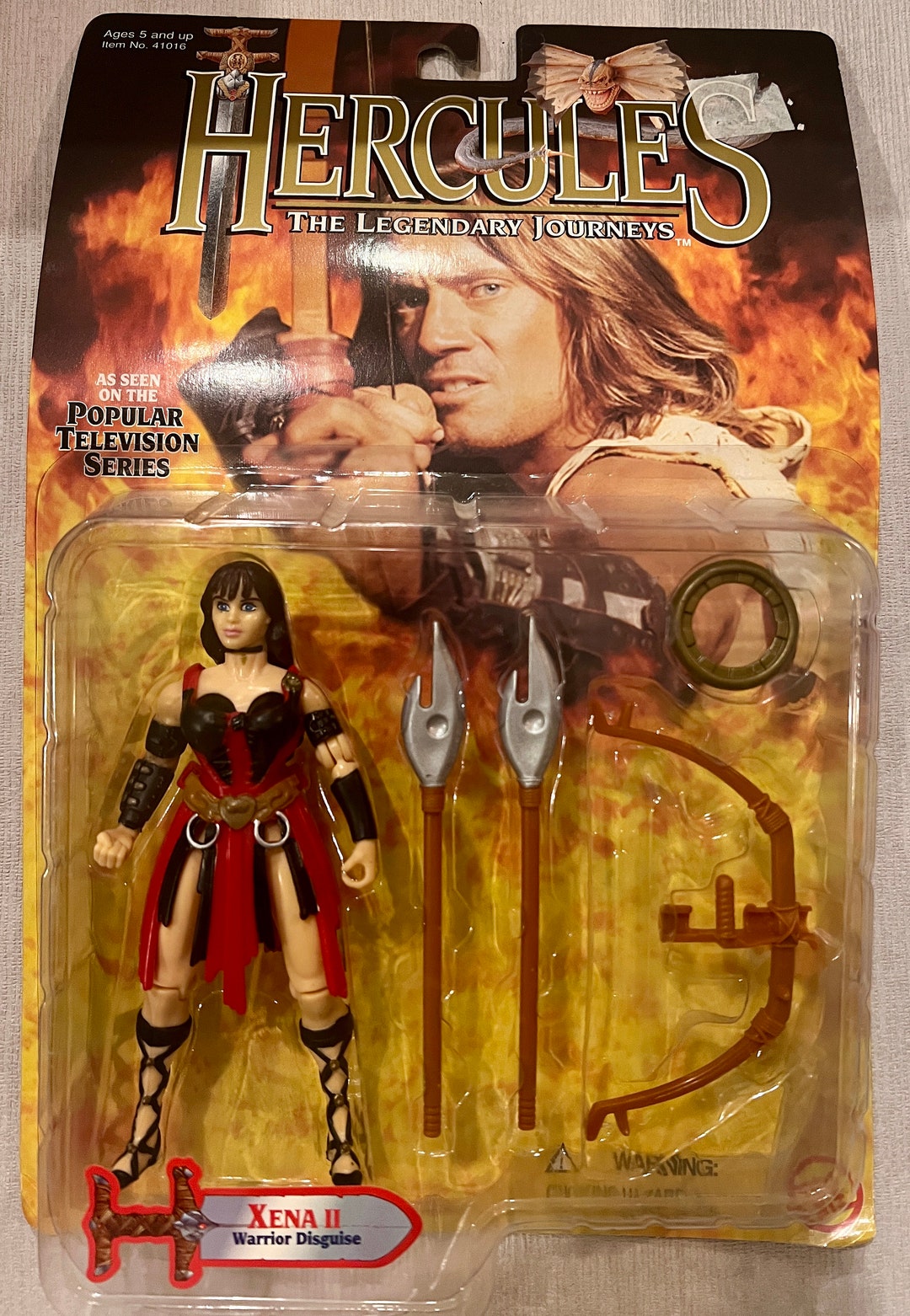 Figurines vintage Xena hercule toy biz 1995
