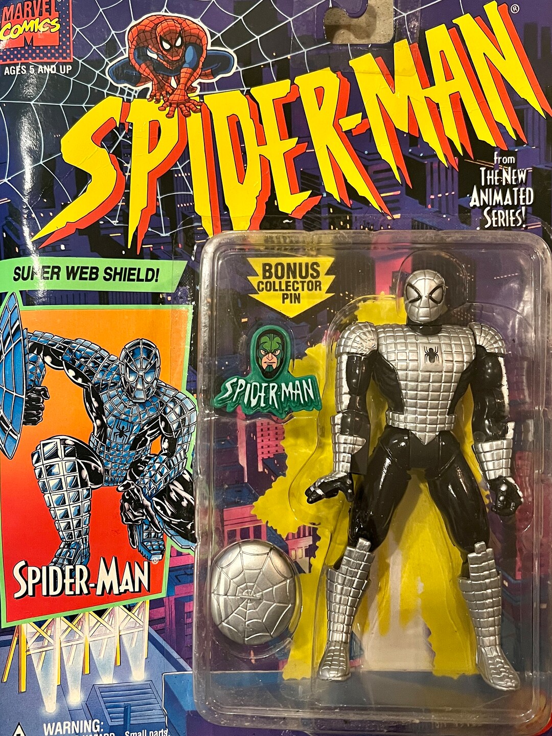 1994 TOY BIZ MARVEL COMICS Spider-Man Belt Play Camera NIB