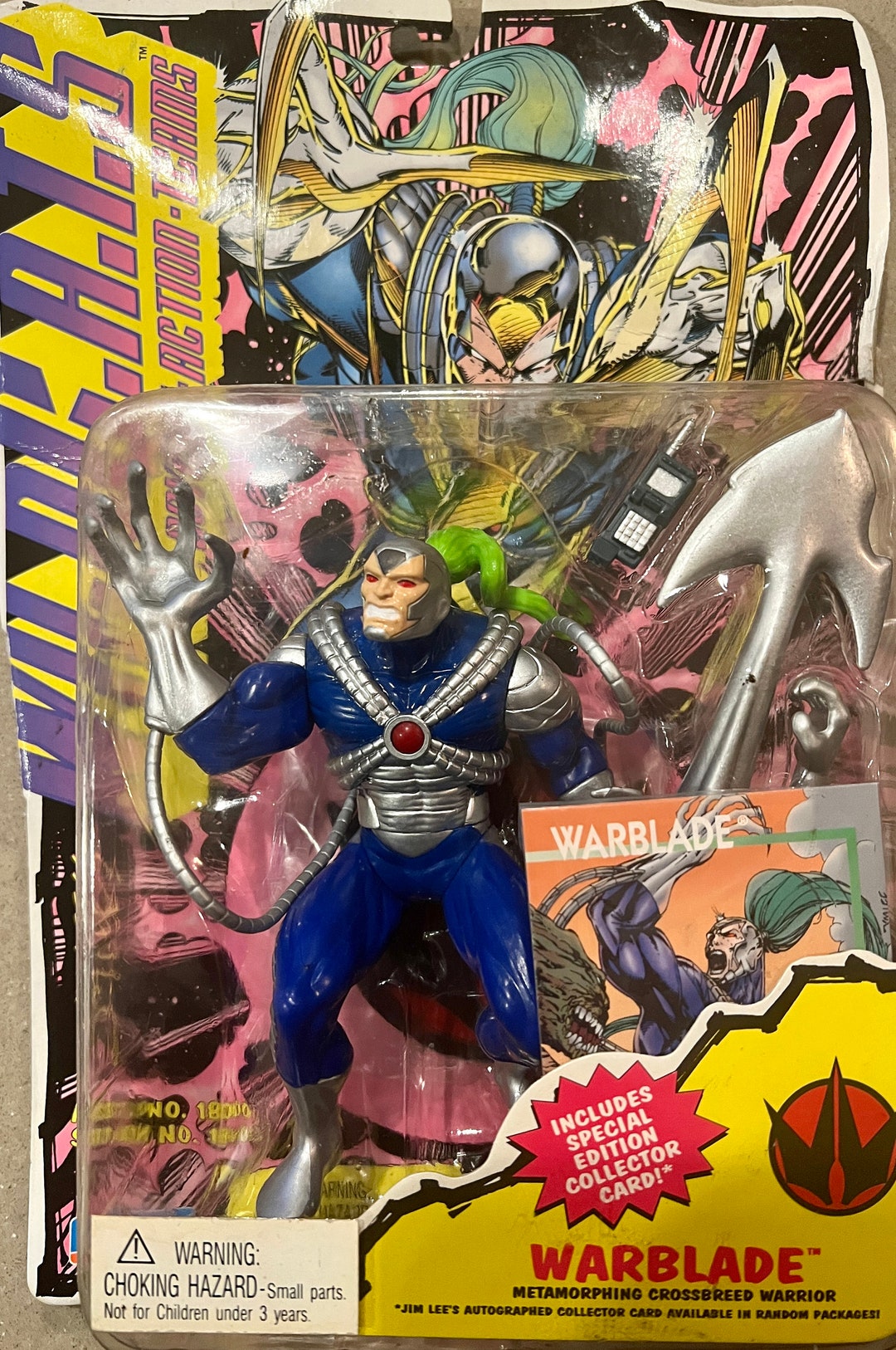 VTG Wild C.A.T.S. Zealot Covert Action Figure Playmates Toys Jim Lee