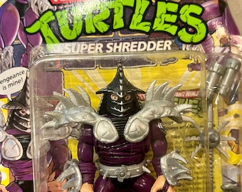 1992 Playmates Teenage Mutant Ninja Turtles Carded Action Figure - Super  Shredder