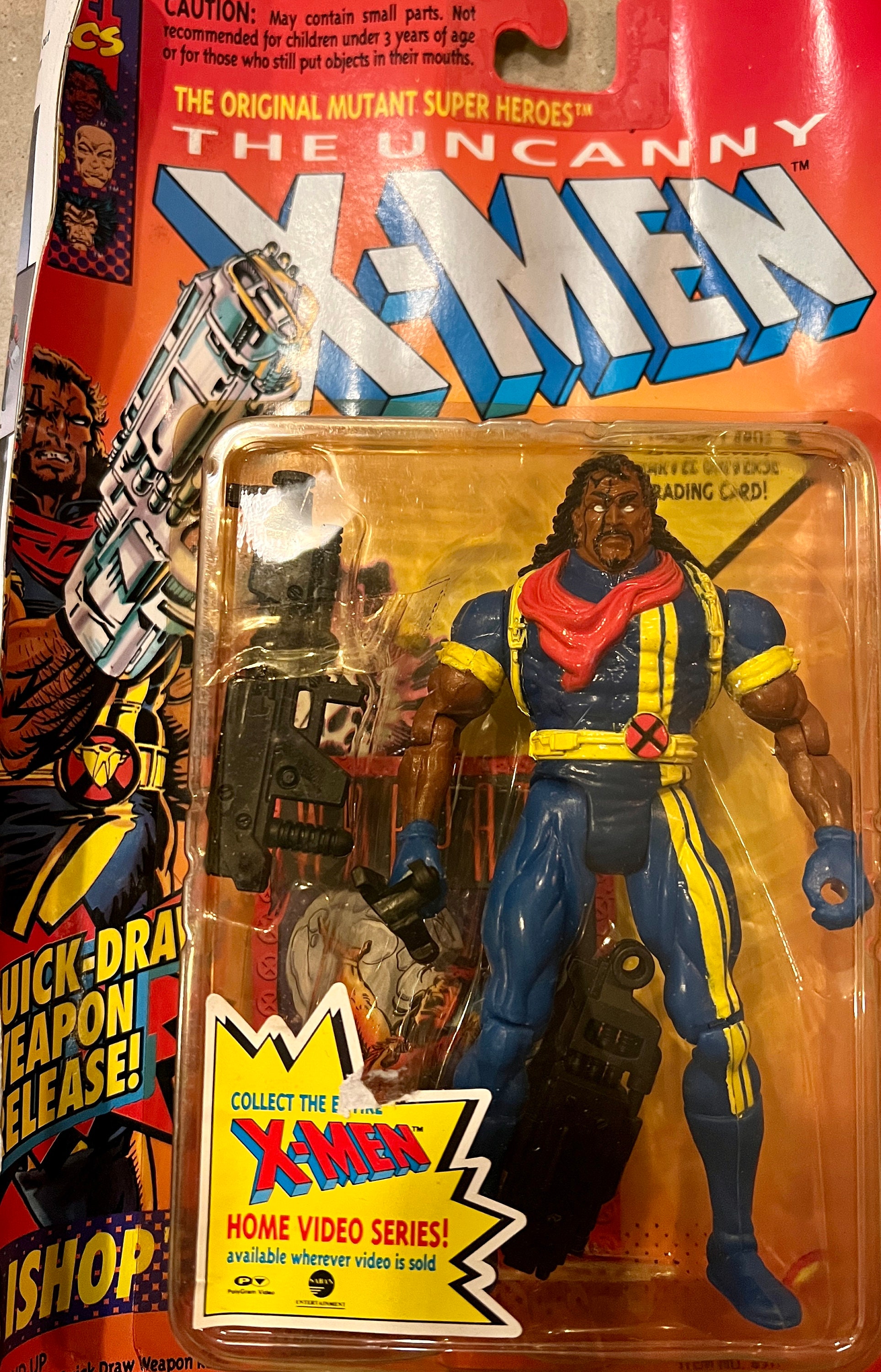 Marvel X-men Electronic Cyclops Talks Action Figure Toy Biz 1991 Super Hero  for sale online