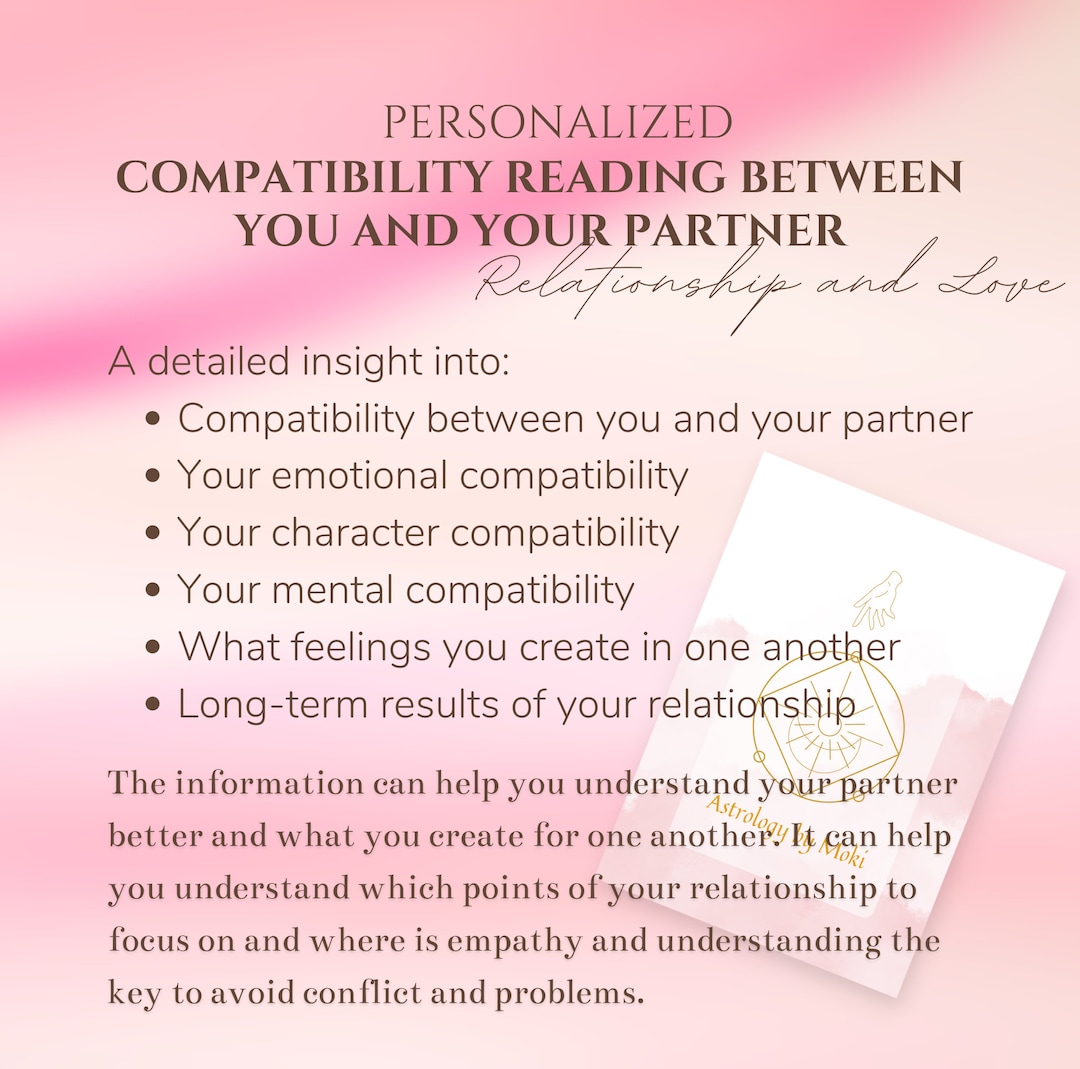 Love Chart Vedic Compatibility Reading for Yourself and Your Partner Etsy