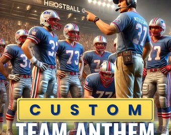 Custom Football Team Anthem: Personalized Song (MP3 Download)