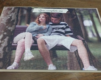 Custom Photo Jigsaw Puzzle, Personalized Gift, 1000 Pieces