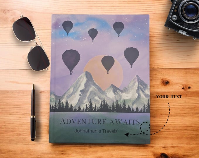 Featured listing image: Travel Photo Journal | Customizable Travel Log Book