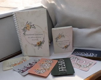 Empowering Affirmation Cards and Journal for Emotional Expression: Unlock Your Potential