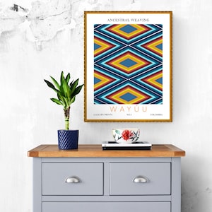 Ancestral Weaving, Colombian Heritage,  Wayuu, Custom Printable Art, Colombian Style, Colombian Made