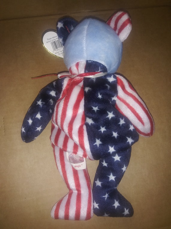 TY Beanie Baby spangle Birth June 14 1999 Exclusive to the United States With Error s Space After Final Word and Etsy UK