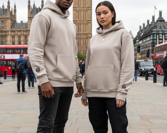 Felpa con cappuccio EB Pride Clothing Revolution: felpa unisex in cotone LGBTQ+. LGBTQ, gay, lesbica, transgender, queer, bisessuale. Regalo. Designer. Qualità.