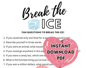 Printable Table Talk Questions Conversation Starter Questions Party Printable Table Talk Questions Conversation Starter Questions Party