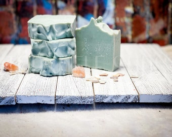 Teal Squeal Handmade Castile Artisan Soap by TopShelf Suds Co | Natural moisturizing | Handmade Artisan | nourishing soap | artisan soap