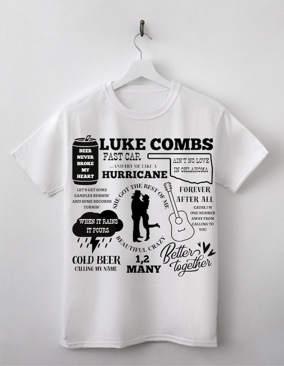 Heart Of America One Number-Luke Away T-Shirt Combs Cool Heart Of America One Number-Luke Away T-Shirt Combs Cool