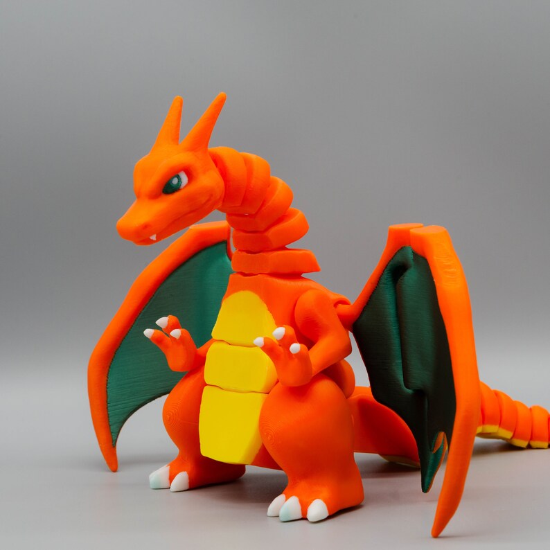 Charizard Pokemon 3D Print Cartoon Animal Toy Articulated - Etsy
