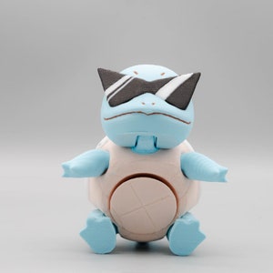 Squirtle Toy Fidget Spinner 3D Printed Articulated Pokemon