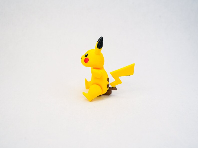 Pikachu Articulated Pokemon 3D Printed - Etsy