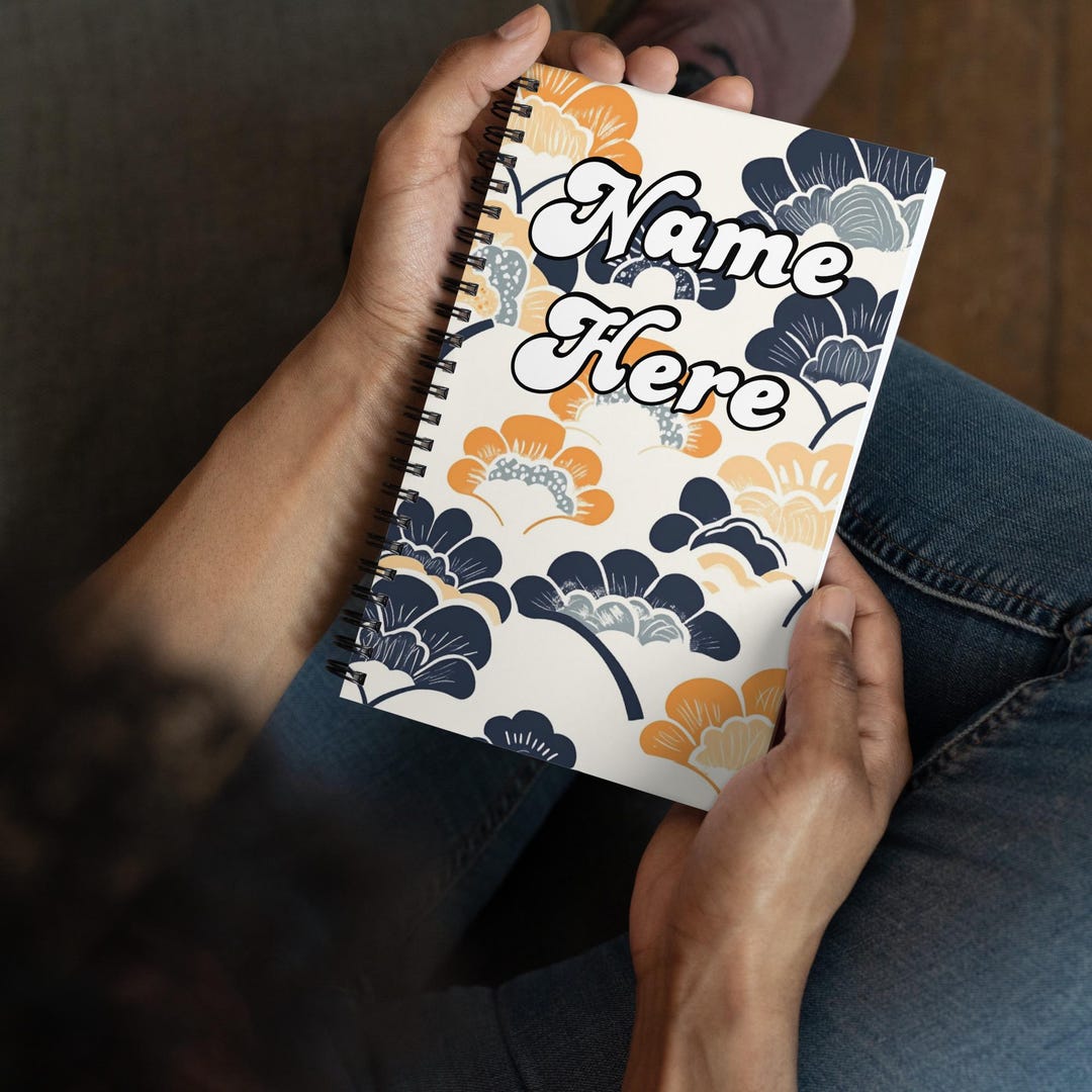 Personalized Japanese Notebook, Custom Name Japanese Culture Notebook ...
