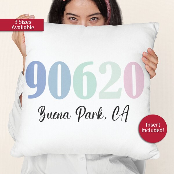 Area Code Pillow Etsy