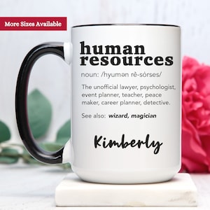 Human Resources Mug, Human Resources Gift, HR Mug, HR Cup, HR Coffee Mug, Human Resources Coffee Cup