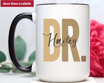 Personalized Doctor Coffee Mug, Doctor Gift, Custom Doctor Coffee Mug, DR Mug Personalized, DR Gifts For Women, Gift For Doctor