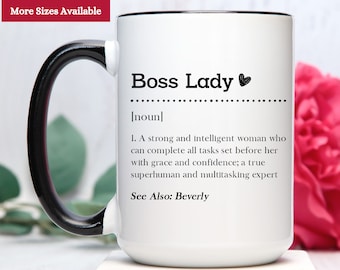 Boss Lady Mug, Boss Day Gift For Women, Gifts For Boss Female, Boss Gift For Women, Boss Lady Mug, Boss Mug For Women, Boss Gifts For Her