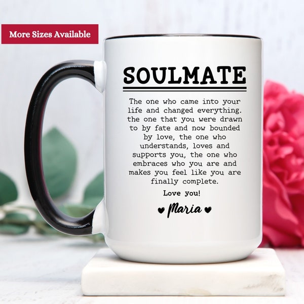 Soulmate Mug, Soulmate Gift, Husband Coffee Mug, Boyfriend Mug, Soulmate Coffee Mug, Soulmate Coffee Cup