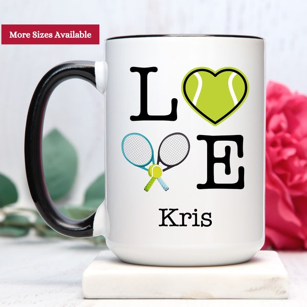 Tennis Gifts, Tennis Mug Personalized, Tennis Gifts, Tennis Lover Mug, Tennis Coach Gift, Tennis Player Gift, Tennis Gift For Men