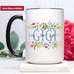 Gigi Mug Personalized, Gigi Gifts, Gigi Cup, Gigi Coffee Mug, Gigi Mother&#39;s Day Gifts, Gigi Coffee Cup