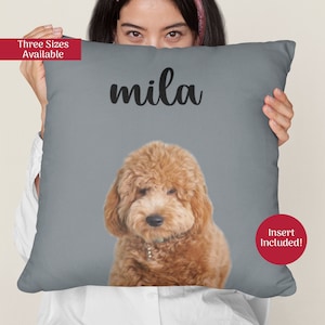 Custom Pet Photo Pillow: Personalized Dog Portrait Pillow