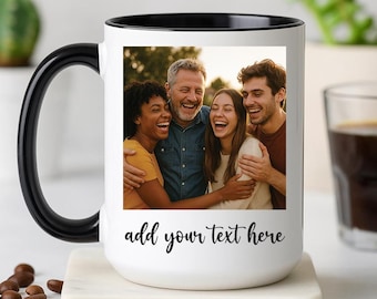 Personalized Photo Coffee Mug: Custom Ceramic Mug, 11oz/15oz