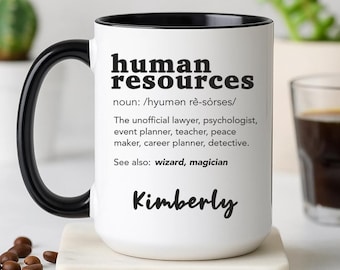 Human Resources Mug, Human Resources Gift, HR Mug, HR Cup, HR Coffee Mug, Human Resources Coffee Cup