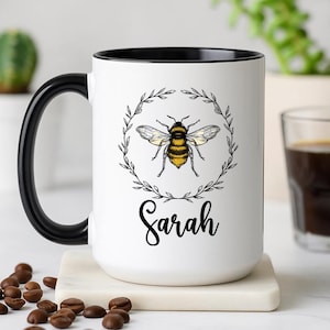 Personalized Bee Mug: Gifts for Bee Lovers