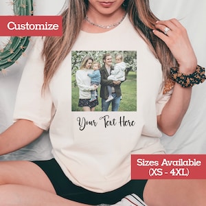 Custom Shirt With Picture, Custom Shirt With Photo, Custom Picture Tshirt, Custom Tee With Picture, Customize Shirt