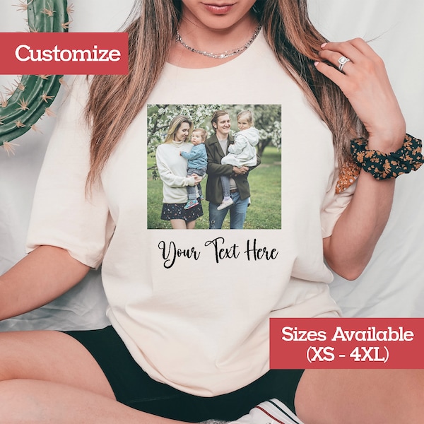 Custom Shirt With Picture, Custom Shirt With Photo, Custom Picture Tshirt, Custom Tee With Picture, Customize Shirt
